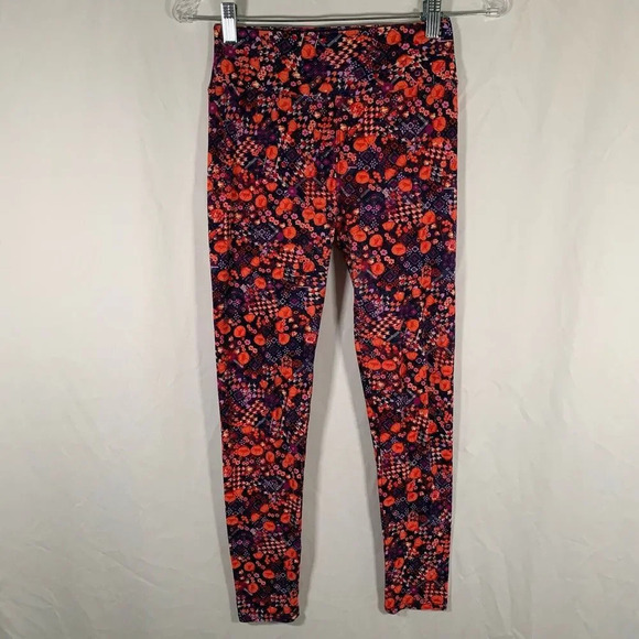 LuLaRoe Pants - LulaRoe Leggings Women’s One Size Floral Pull On Stretchy